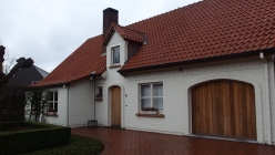 Schilderwerken gevel prive woning,Knesselare